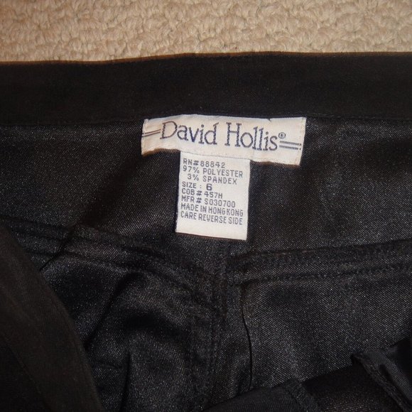 Lot of 3*MOLESKIN Suede PANTS*black~brown~olive green*David Hollis & Denim Co- 6 - Picture 2 of 9